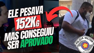 👮‍♂️🍔 Ele pesava 152Kg e foi piada no dia do TAF mas hoje está APROVADO! Concurso Soldado PM-SP 2024