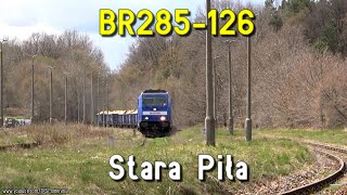 Gdzie rdza i trawa pokrywa historię: Stara Piła BR285-126 // BR285-126 at closed Stara Pila station