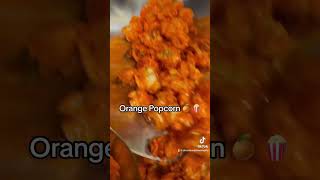 Orange Popcorn! 🍊🍿