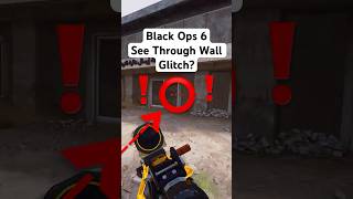 Black Ops 6 Wall Glitch?