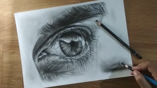 Realistic Eye 👀 Drawing | How to draw Realistic Eye 👀