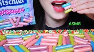 ASMR Hitschler MERMAID, NeRds ROPE 먹는 수수깡, 수수깡 젤리, 너드 로프젤리 きびカンゼリー, ロープゼリー咀嚼音 eating sounds