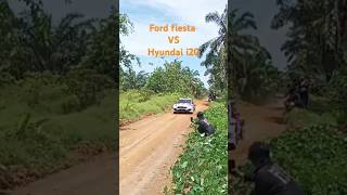 gassss.....!! trosss  ford fiesta vs hyundai i20 keren dua duanya #rallyindonesia #rallycar #short