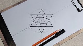 Simple Geometric chart | Drawing tutorial for beginners