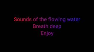 Flowing water, creek, medium strength, sound journey, white noise, relaxation, rejuvenation