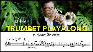 Trumpet Playalong - 6. Happy-Go-Lucky - 14 Character Pieces Solo Trumpet PDF Sheet Music Download