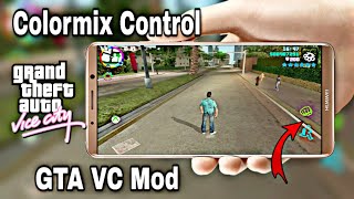 How to install GTA Vice City Colormix(hud) Controls Mod for android|GTA VC Colormix hud mod android