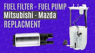 How to Replace Fuel Pump | Fuel Filter Replacement on Mitsubishi Outlander ASX Lancer EVO Mazda car