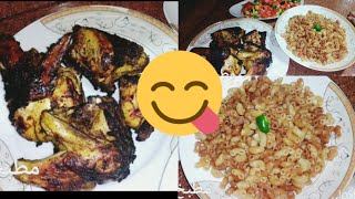 الفراخ المشوية بأجمل تتبيله 🍗والمكرونه المحمره 😋بأسهل طريقه وأجمل طعم من مطبخ وعد 👌😍