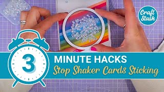 3 Minute Hack - How to Prevent Shaker Card Bits from Sticking