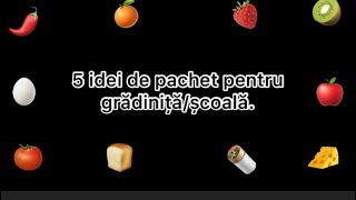 5 idei de pachet pentru grădiniță-școală.