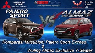 Komparasi Mitsubishi Pajero Sport vs Wuling Almaz