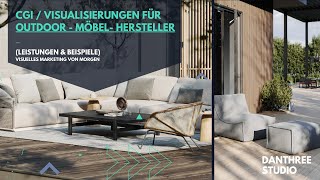 CGI Studio für Outdoor Möbelhersteller (Leistungen & Beispiele)