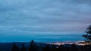 Spencer Butte - October 19, 2016 - Sunset Time Lapse