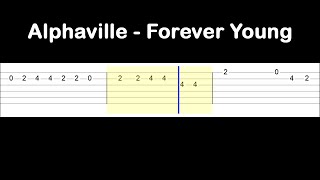 Alphaville - Forever Young (Easy Guitar Tabs Tutorial)