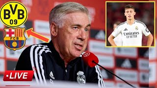 🚨 Reports: 🗣️Ancelotti drops news about Arda güler sensation against Dortmund and Barcelona – report