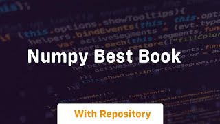 numpy best book