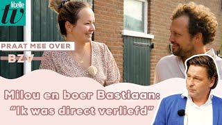 Milou en boer Bastiaan uit BZV - Libelle Praat me over BZV