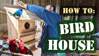 How TO Make BIRD Nest BOX