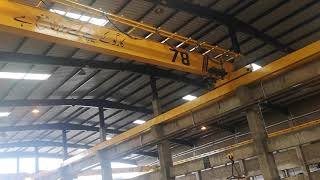 Europe Type Overhead Crane 5Ton At Site operation video