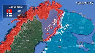 The Lapland War in 35 seconds using Google Earth