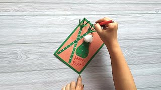 How to make Card in 5 minutes  | मकर संक्रांति कार्ड 5 मिनट में कैसे बनाएं​@craftswalker858​