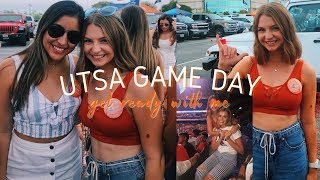 UTSA Game Day GRWM // Makeup and Outfit