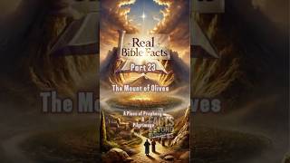 Real Bible Facts Part 23: The Mount of Olives – A Place of Prophecy and Pilgrimage #bibleverse