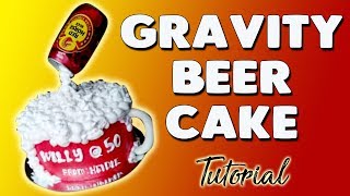 How to Create a Gravity Beer Cake | In Boiled Icing