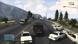 Let's Play - GTA 5 Online 5 star Point Break Getaway.. and a simeon trolling