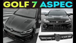 Карбоновый капот, решетка радиатора ASPEC для Golf 7