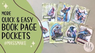 Even MORE Pockets from Book Pages | Easy Simple Mass Making