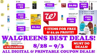 WALGREENS BEST DEALS 8/28-9/3 FREE & MONEYMAKERS #walgreens #walgreensdeals #walgreensdealsthisweek