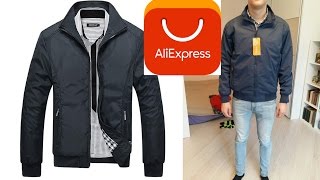 Посылка из Китая AliExpress - Мужская осенняя куртка /  распаковка и обзор / Unboxing and Review