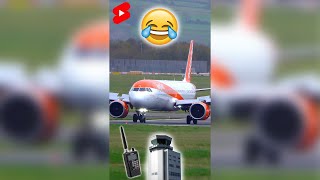 Funny Pilot-ATC exchange after bumpy landing! 😂📡🌩️