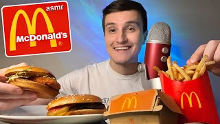 ASMR Eating My FAVORITE McDonald’s Food Items 🍟🍔 (mukbang)