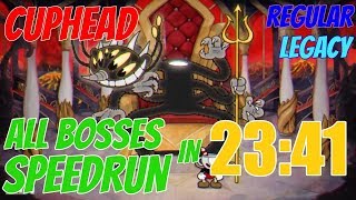 [Former World Record] All Bosses Speedrun - 23:41 - Legacy, Regular, Solo - Cuphead