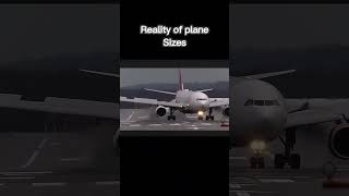 Some planes are bigger than you think… #shorts #aviation #edit