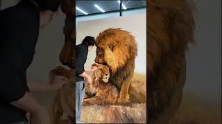 The Most Beautiful Lion Painting tiktok art 77ethan