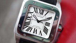 CRISP Cartier Santos 100 automatic ref 2878 - all original full set from 2014