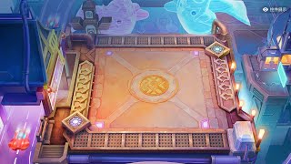 Arena Golden Shovel Overpass Square | Legendary Arena Skin - TFT: Golden Spatula