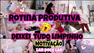 "VLOG//MOTIVAÇÃO//ROTINA PRODUTIVA//LIMPEZA/ Organização/CASA LIMPA/ DONA DE CASA/Cantinho da Saah"