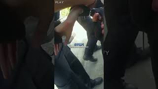 Woman thief kicks policeman during arrest. #shorts #police #cops #truecrime #viral