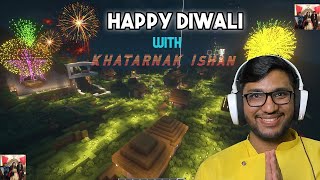 CELEBRATING DIWALI WITH FIREWORKS IN MINECRAFT WITH @KhatarnakIshan