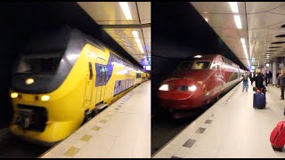 Nederlandse Spoorwegen NS | Action at Amsterdam Schiphol Station