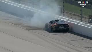 KYLE BUSCH CRASH - 2023 ADVENT HEALTH 400 NASCAR CUP SERIES AT KANSAS