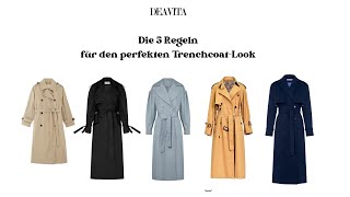 Die 5 goldenen Trenchcoat-Regeln