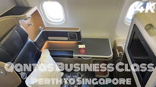 Perth to Singapore | Qantas Airways Business Class | Airbus A330-200 | WORLD'S BEST AIRLINES