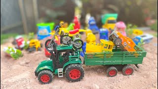 Super Hero Cars Best Play ~ Excavator Bulldozer Dump Truck