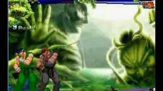 Mugen - CvS - Ryus vs. Shin Gouki and God Rugal